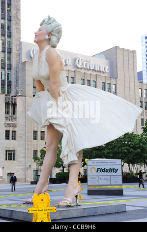 Marilyn Monroe Statue closeup in Pioneer Court Plaza Stock Photo