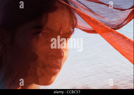 Indian teenager girl profile Andhra Pradesh South India Stock Photo - Alamy