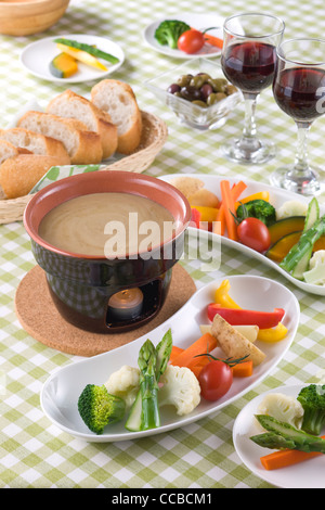 Bagna Cauda Stock Photo