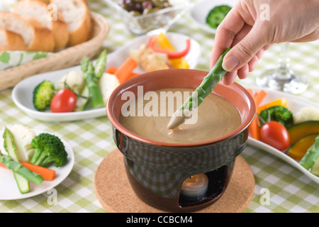 Bagna Cauda Stock Photo