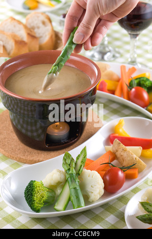 Bagna Cauda Stock Photo