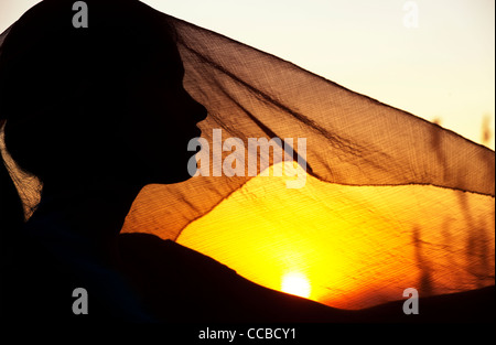 Indian teenager girl profile Andhra Pradesh South India Stock Photo - Alamy