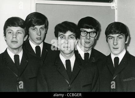 THE MOJOS  UK pop group in March 1964. Photo Tony Gale. See Description below for names Stock Photo