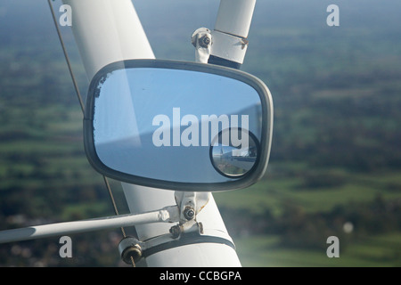 A real wing mirror Stock Photo