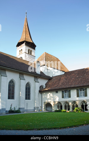 castle and convent, interlaken, switzerland Stock Photo