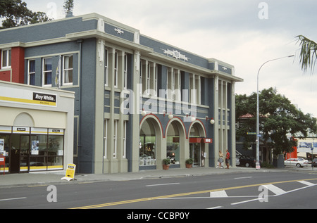 New Zealand Napier Art Deco Buildings Central Fire Station Now Art Deco Trust Stock Photo