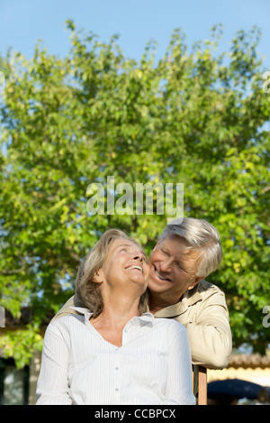 Senior couple spending time together outdoors Stock Photo