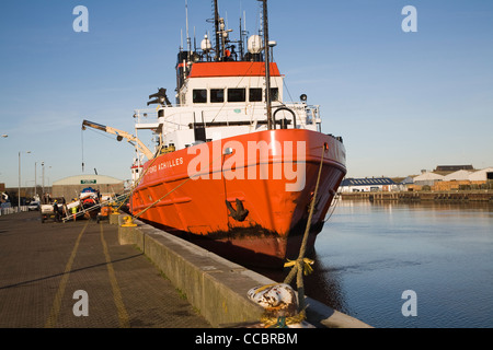 Putford Achilles North Sea offshore supply vessel, Great Yarmouth, Stock Photo