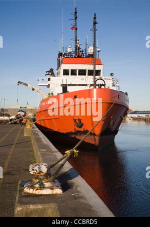 Putford Achilles North Sea offshore supply vessel, Great Yarmouth, Stock Photo