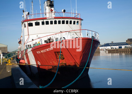 Vos Westwind North Sea offshore supply vessel, Great Yarmouth, Stock Photo