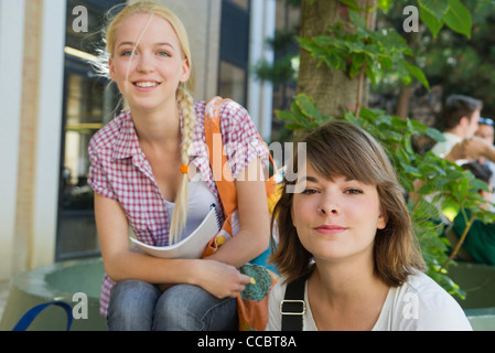 Female college students, portrait Stock Photo