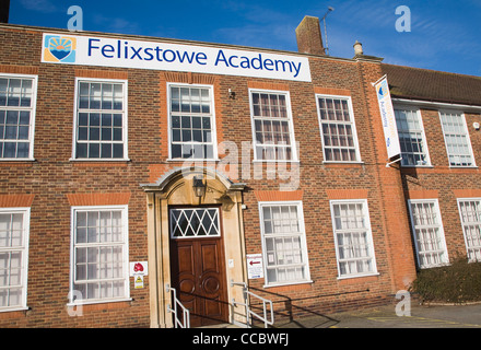 Felixstowe Academy school, Felixstowe, Suffolk, England Stock Photo
