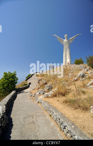 Italy, Basilicata, Maratea, Monte San Biagio, Redentore Stock Photo