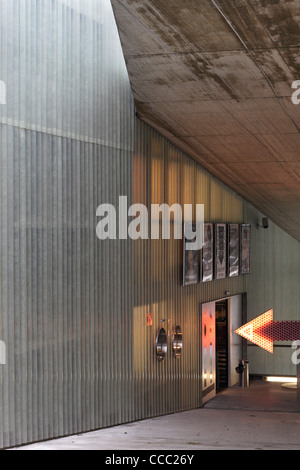 kunsthal, oma / rem koolhaas, rotterdam the netherlands, 1992, main entrance Stock Photo