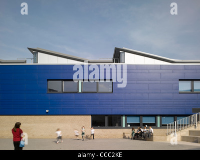 BRIDGE LEARNING CAMPUS, WILKINSON EYRE ARCHITECTS, BRISTOL, UNITED KINGDOM, 2009 Stock Photo