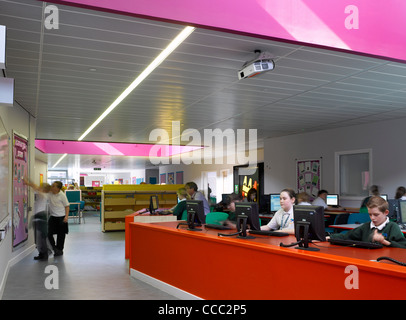 BRIDGE LEARNING CAMPUS, WILKINSON EYRE ARCHITECTS, BRISTOL, UNITED KINGDOM, 2009 Stock Photo