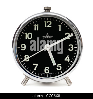 Vintage Peter Design classic bedside alarm clock Stock Photo