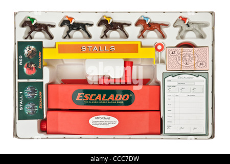 Escalado horse racing board game Stock Photo
