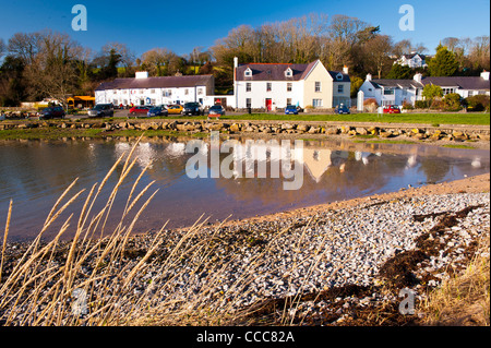 Red Warf Bay Anglesey North Wales Uk Stock Photo