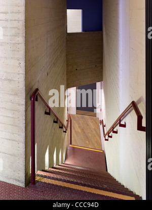 staircase cultúrlann uí chanáin irish language and cultural centre odonnell and tuomey Stock Photo