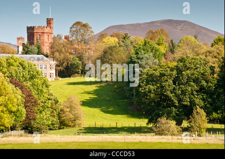 Ruthin Castle, Ruthin, Vale of Clwyd, Denbighshire, North Wales, UK Stock Photo