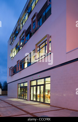 One Of Two New Campus Buildings Designed By Bond Bryan For Hertford Regional College. Stock Photo