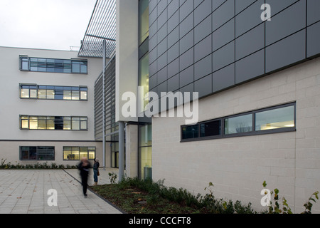 One Of Two New Campus Buildings Designed By Bond Bryan For Hertford Regional College. Stock Photo