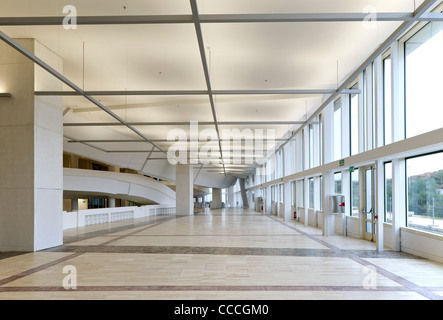 CITY OF CULTURE GALICIA SPAIN PETER EISENMAN ARCHITECTS GENERAL VIEW OF ARCHIVE FOYER Stock Photo