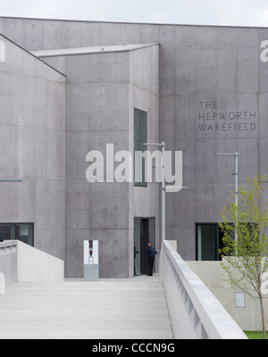the hepworth wakefield, david chipperfield architects, wakefield, 2011, exterior detail Stock Photo