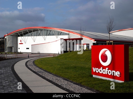 VODAFONE CALL CENTRE STOKE, OVERALL INTERIOR VIEW Stock Photo - Alamy