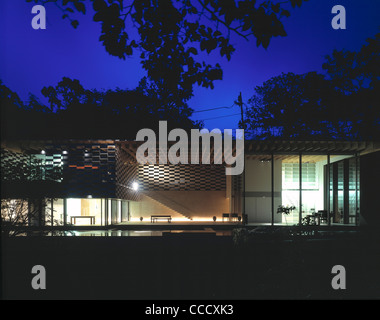 LOTUS HOUSE CUSK VIEW FROM ACROSS RIVER Stock Photo