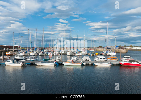 Yachts in Nairn harbour, Inverness-shire, Highland, Scotland Stock ...