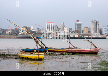 fishing boats, katembe harbour, maputo, mozambique Stock Photo