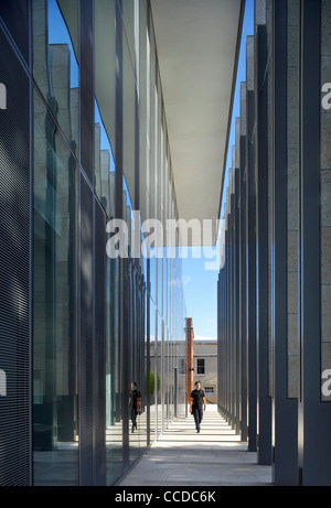 Wiltshire County Council''S New Offices On A Sensitive Historic Site In Salisbury Are A Marriage Of A New, Low Energy, Flexible Stock Photo