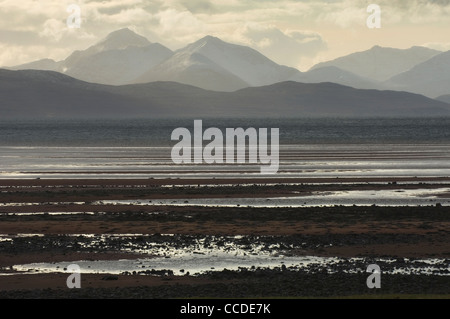 The Isle of Skye from Applecross, Ross-shire, Scotland. Stock Photo