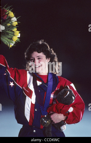 Bonnie Blair USA 1994 Olympic Winter Games Lillehammer, Norway Stock Photo