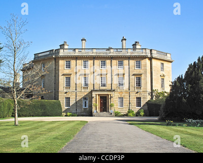 The front face of Exbury House in Hampshire, home of the Rothschild family Stock Photo