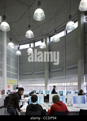 John Madejski Academy, Reading, United Kingdom, Wilkinson Eyre Architects, 2008 Stock Photo