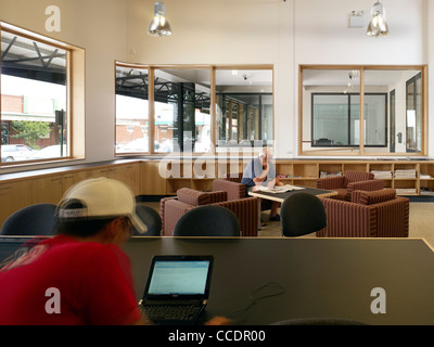 Junee Library, Junee, Australia, Workshop 1 Dunn + Hillam Achitects, 2010 Stock Photo