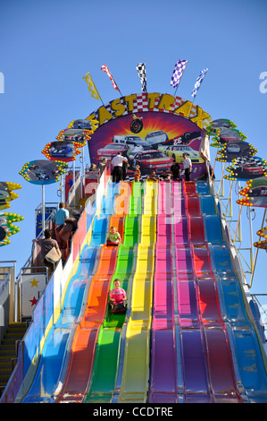 Water slide, Texas state fair, Dallas, Texas, USA Stock Photo