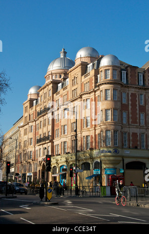 Hotel Queensway and Bayswater Road London England Stock Photo