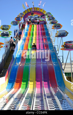 Water slide, Texas state fair, Dallas, Texas, USA Stock Photo