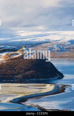 Castle Varrich near Tongue, Sutherland, Scotland. Stock Photo