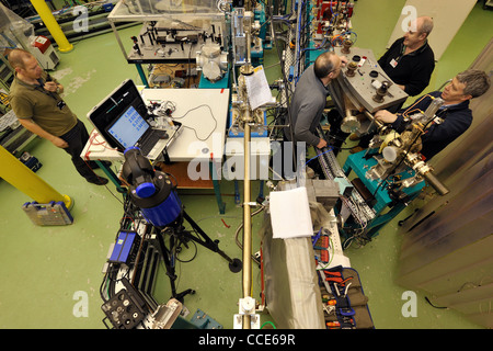 The Nuclear Thorium plant at Daresbury, Runcorn, Cheshire, England called 'EMMA' Stock Photo