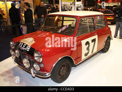 Mini Cooper S 33EJB rally car driven by Paddy Hopkirk and Henry Liddon ...