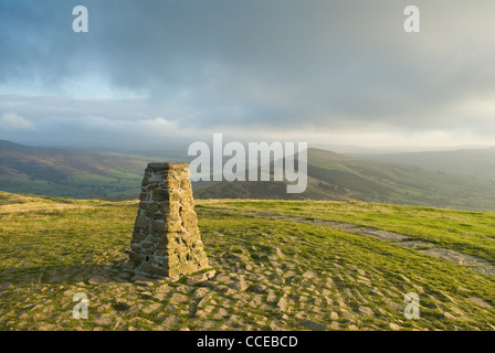 Mam Tor and the Great Ridge - Edale - Peak District National Park Stock Photo