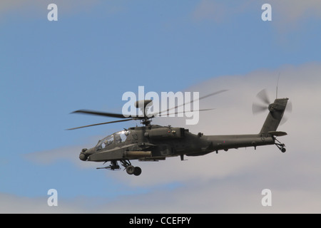 Boeing AH-64 Apache attack helicopter at RIAT 2011 Stock Photo