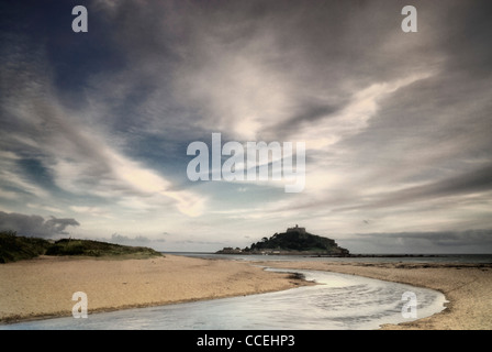 St Michael's Mount, Marazion, Near Penzance, cornwall, England,UK Stock Photo