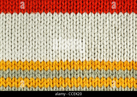 Striped wool, bay be used as background Stock Photo