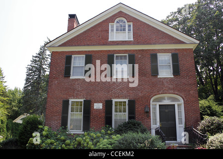 The Williams-Winslow house, built by a prominent publisher, also a setting in John Irving's novel 'A Prayer for Owen Meaney.' Stock Photo